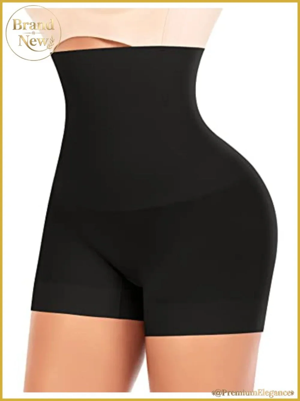 Women's Seamless Tummy Control Shapewear Slip Shorts with Boyshort Coverage